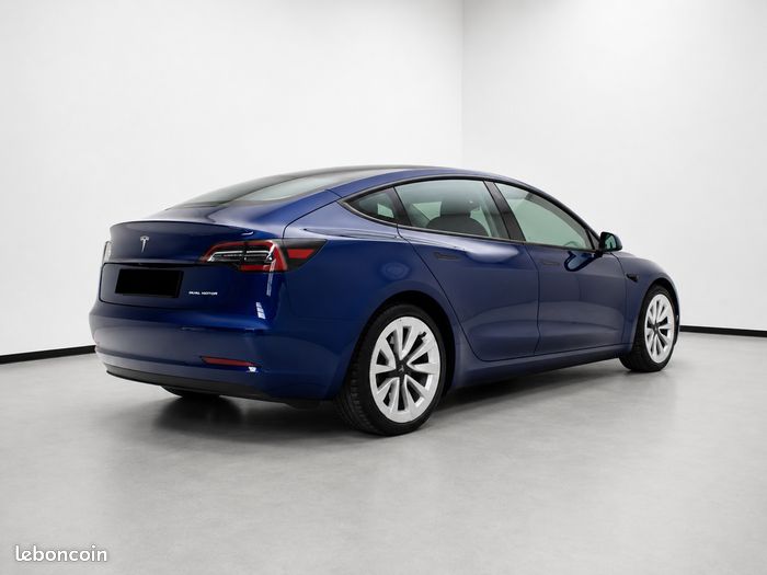 Tesla Model 3 Long Range FSD 91% 580km WLTP facelift pompe à chaleur 0-100 4,4s jantes sport 19’’ livraison possible TVA récupérable (image 2)