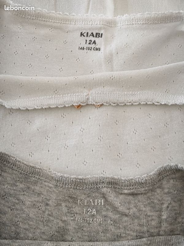 Lot Maillots de corps fille (image 2)