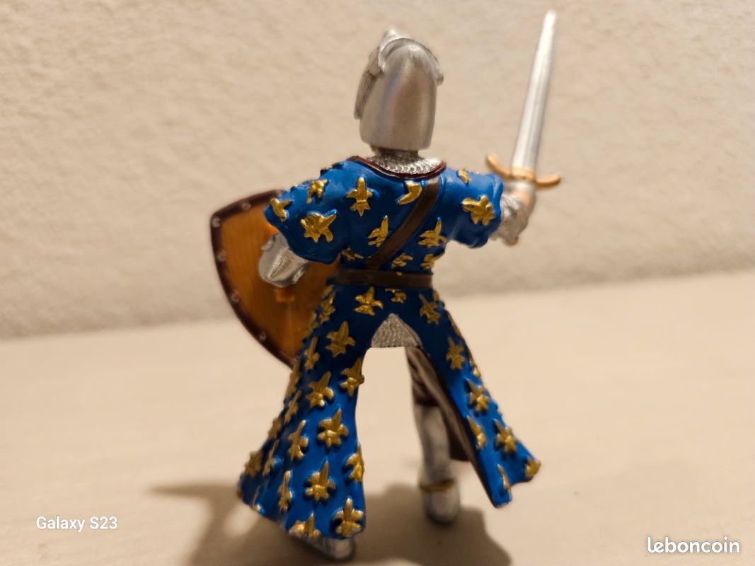 Lot Schleich Vintage – Chevaliers Et Chevaux Pour Tournoi – Pièces De Collection