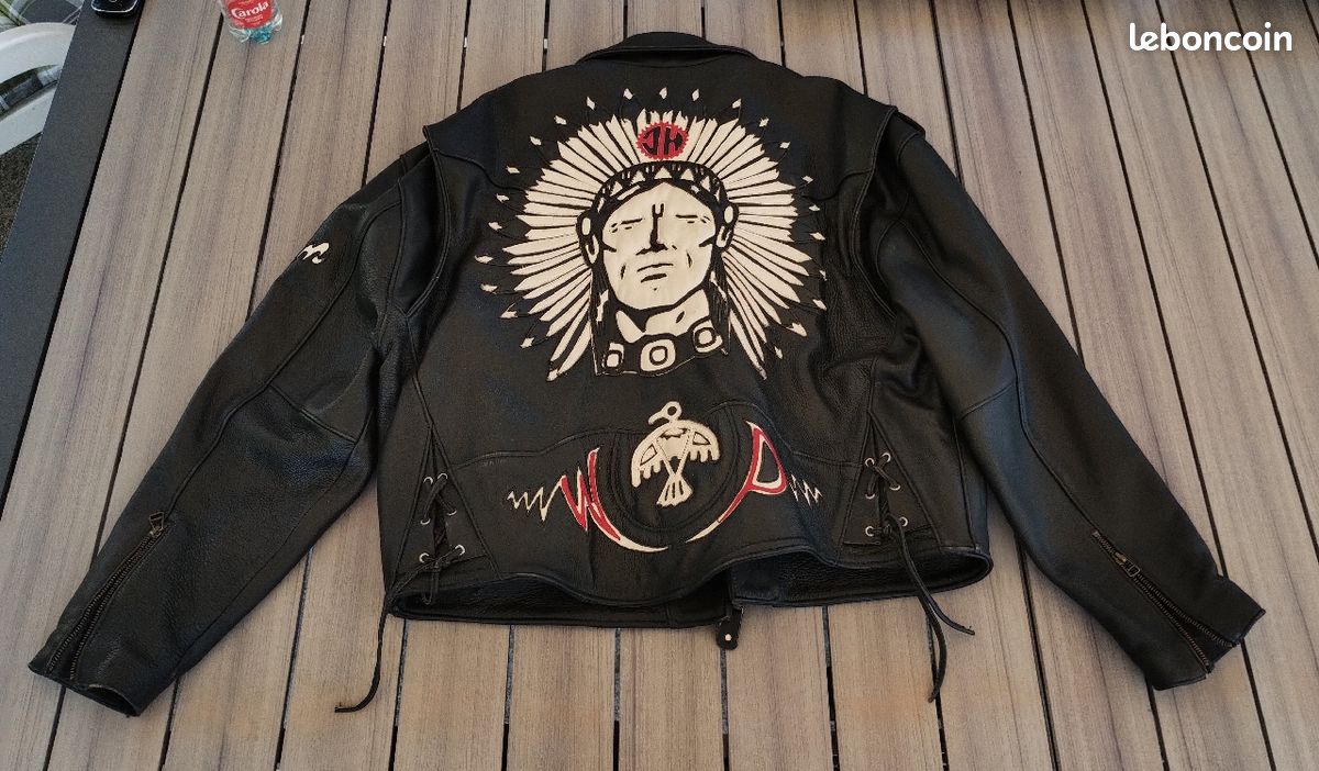 Ensemble Veste Western Et Chapeau Assorti En Cuir - Sara Fashion IN - NEUF