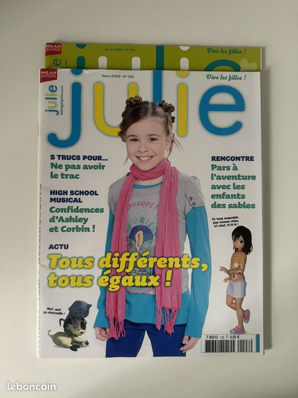 Lot de 2 Magazines Julie n° 128 et 129 (image 1)