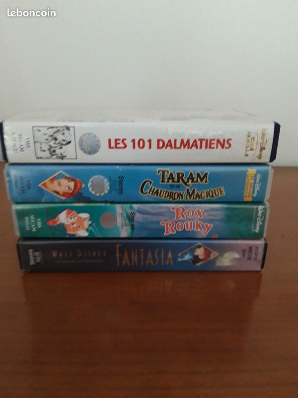 4 cassettes vhs Disney (image 1)