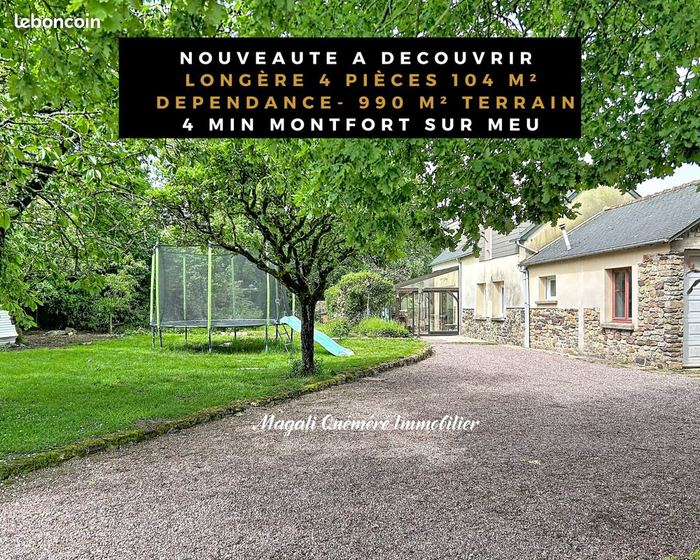 Maison 4 pièces 104 m² · à Montfort-sur-Meu · 104 m² · 238 970 €