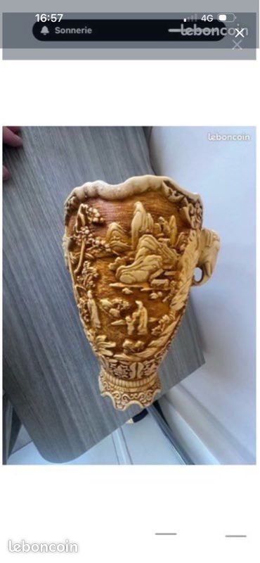 Ancien grand vase asiatique (image 1)