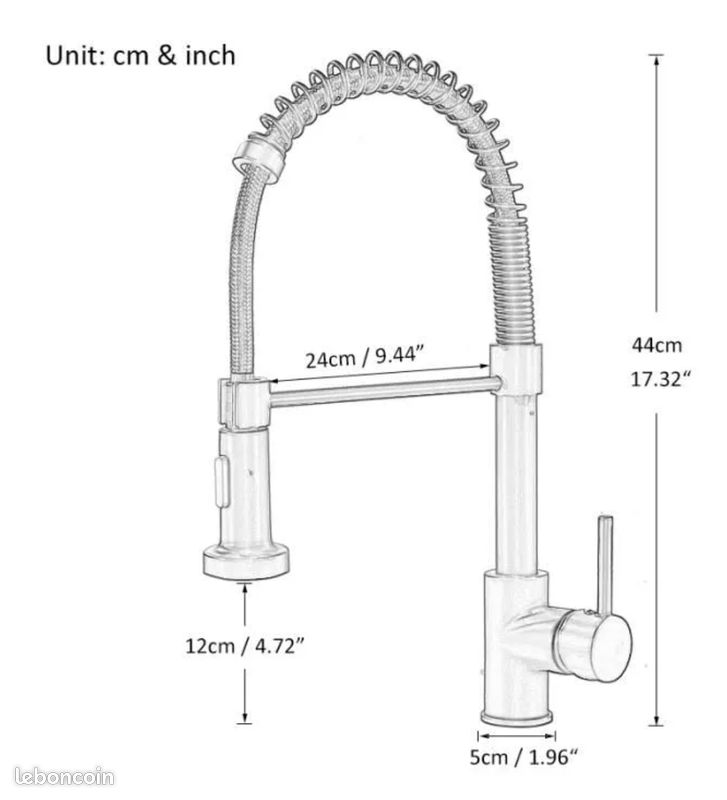 Robinet Mitigeur Avec Douchette Cuisine