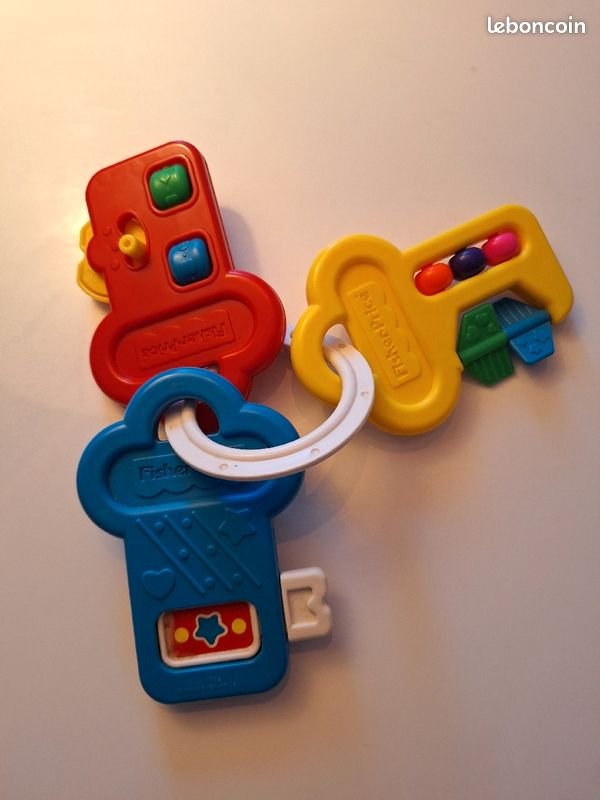 Clés anneaux Fisherprice vintage (image 2)
