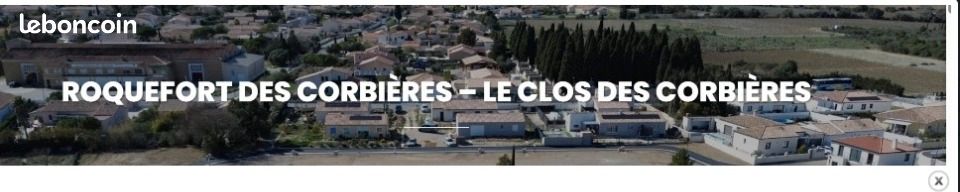 Terrain 404 m² Roquefort Des Corbieres · à Roquefort-des-Corbières · 95 000 €