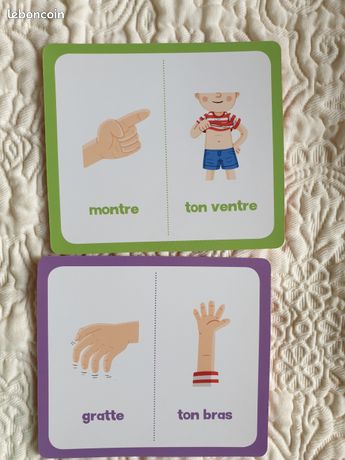 Editions Auzou P'tit - Gioco Jacques A Dit: Fai L'Azione Giusta - Carte E Fiches Per Bambini Da 3 Anni - Gioco Di Ascolto E Coordinazione
