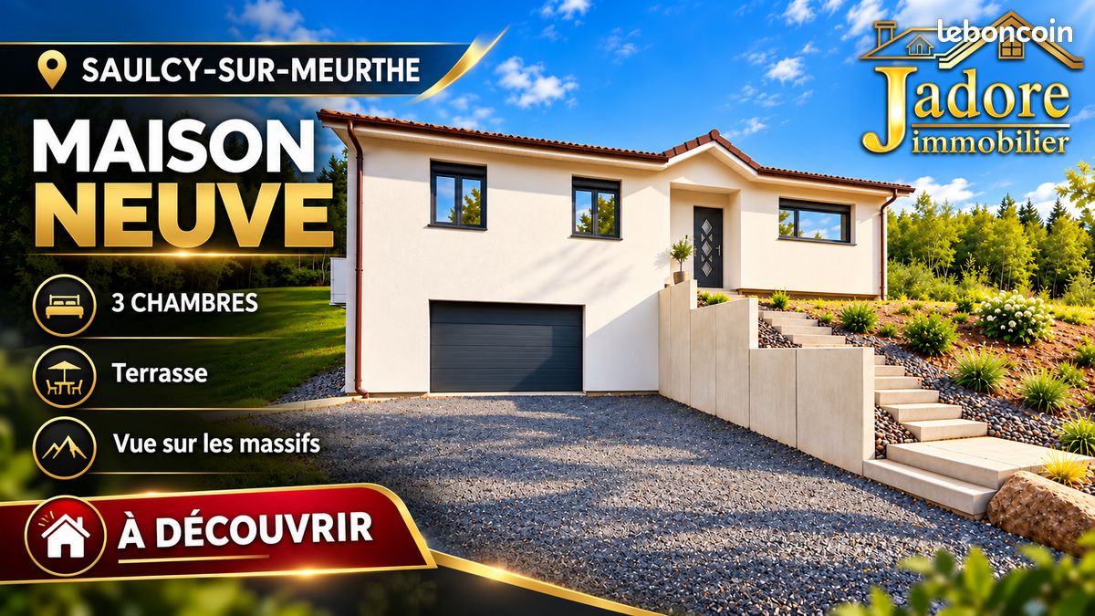 Maison 6 pièces 112 m² · à Saulcy-sur-Meurthe · 112 m² · 327 000 €