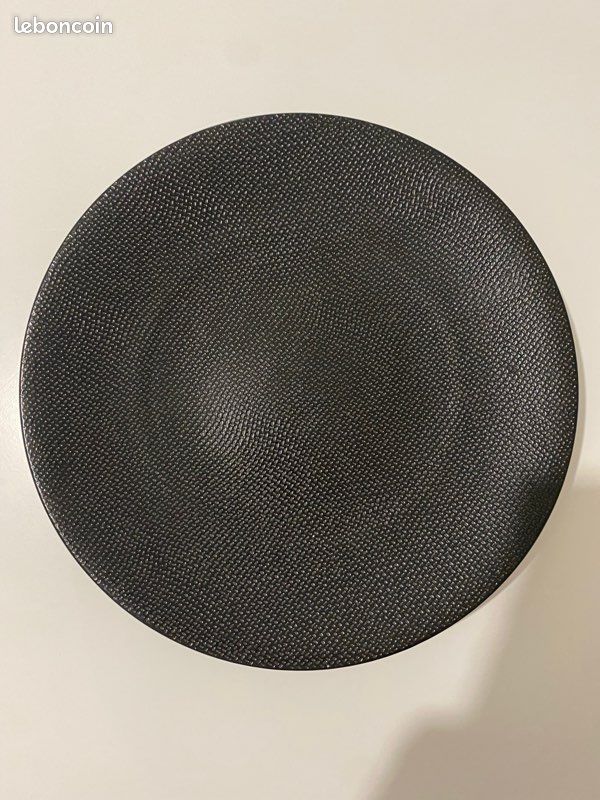 Lot de 4 Assiette en grès bicolore (image 1)
