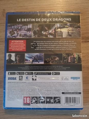 Jeu PS5 Like A Dragon Infinite Wealth - Neuf Sous Blister - PEGI 18
