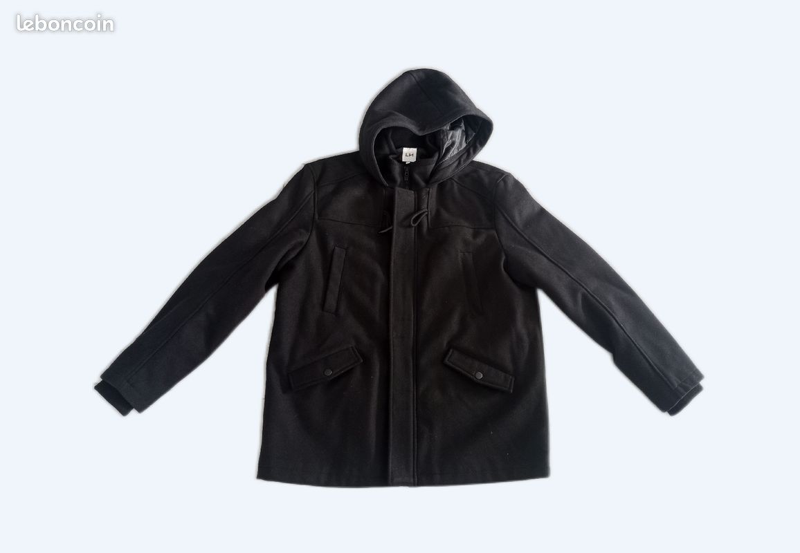 Liberto Veste Teddy Noir Blouson Homme La Halle La Hall Vetement