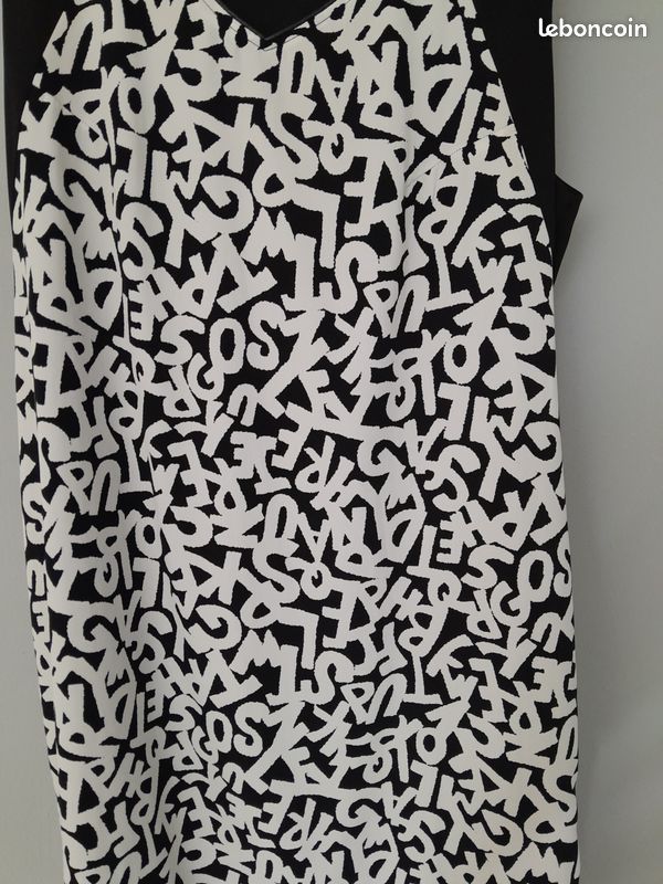 Robe Jacqueline Riu Noire - Taille 42 - Occasion En Très Bon état, Doublure Polyester