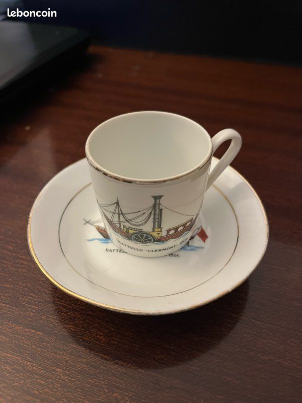 Tasse à mocca vintage des années 60/70 avec soucoupe Kahla (Gebraucht