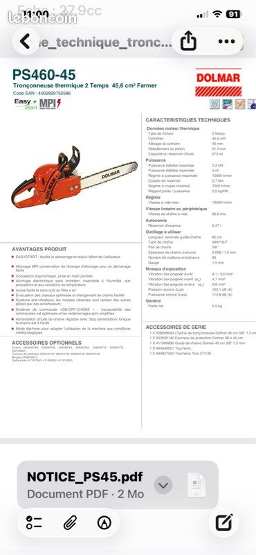Tronçonneuse (image 6)