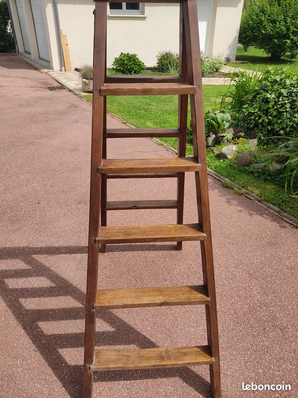 Vente echelle en bois ancienne (image 1)