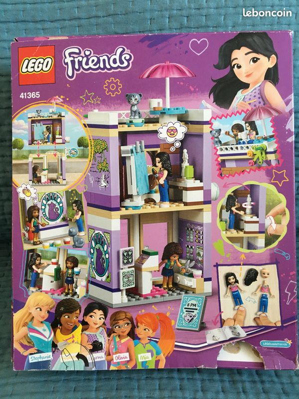 Lego Friends 41365 L'atelier d'artiste d'Emma Jeux Jouets