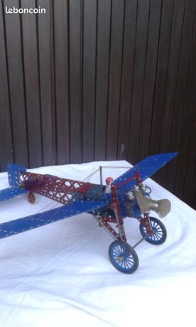 Avion MECAVION En Tôle Série BABY - Jouet Vintage - Très Bon état