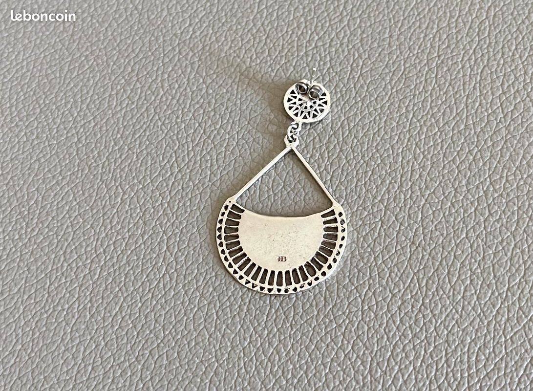 Très jolie Mono Boucle d'oreille en argent (image 2)