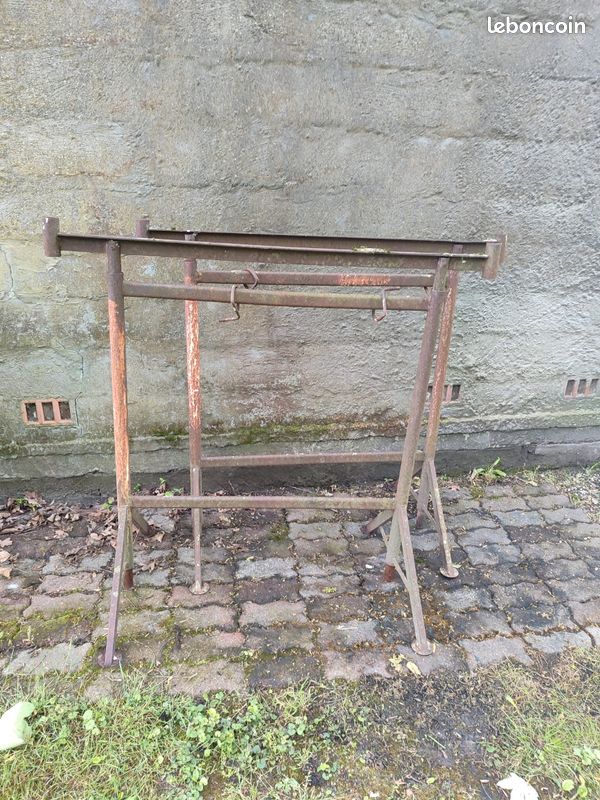 Lot de 2 tréteaux acier (image 1)