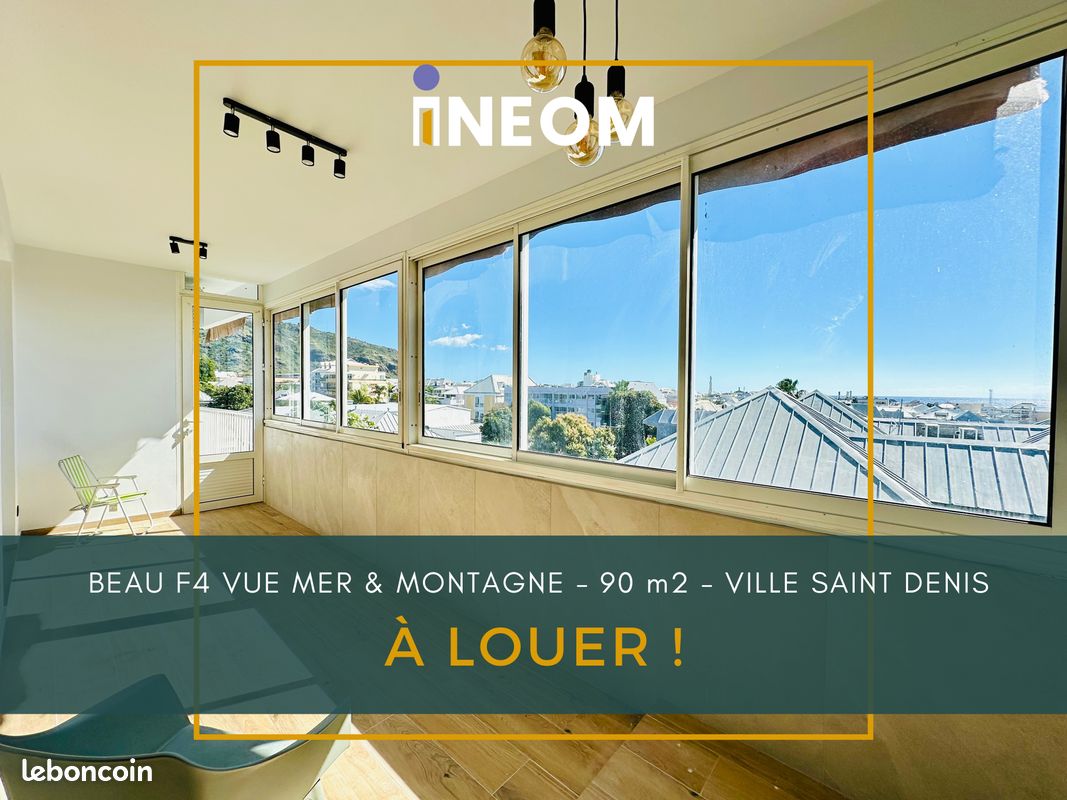 Appartement 4 pièces 90 m² · à Saint-Denis · 90 m² · 1 600 €
