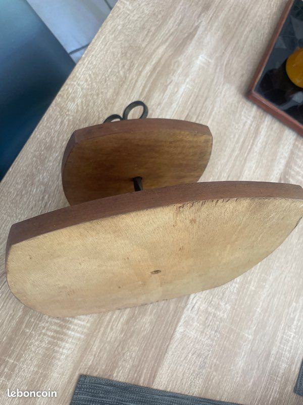 Présentoir de table à deux étages / Porte-mignardises vintage (image 3)