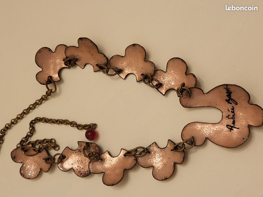 Collier Ras Du Cou Andrée Bazot Vintage – Occasion – France