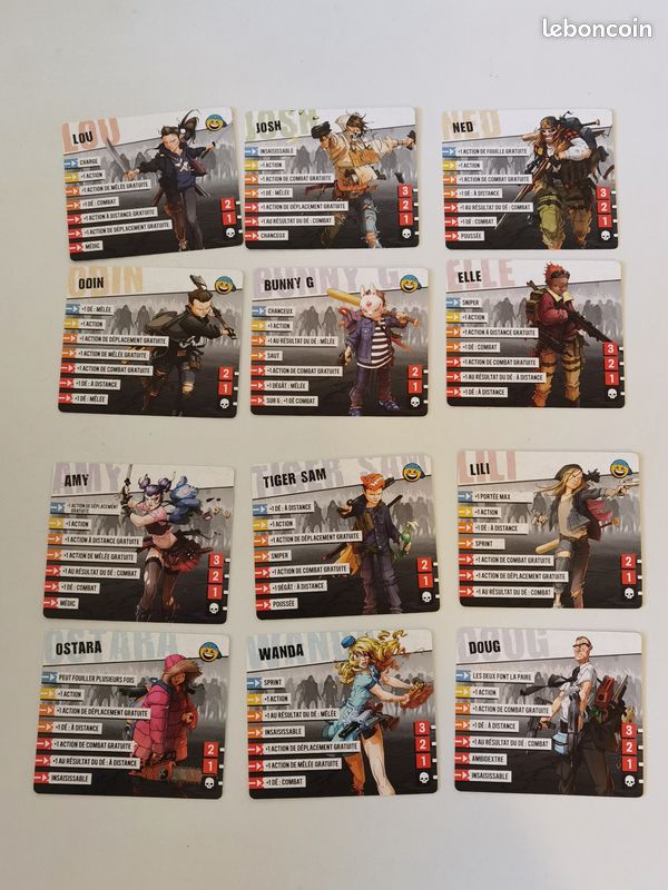 Lot de 3 ou 4 Figurines de personnages – ZOMBICIDE (image 19)