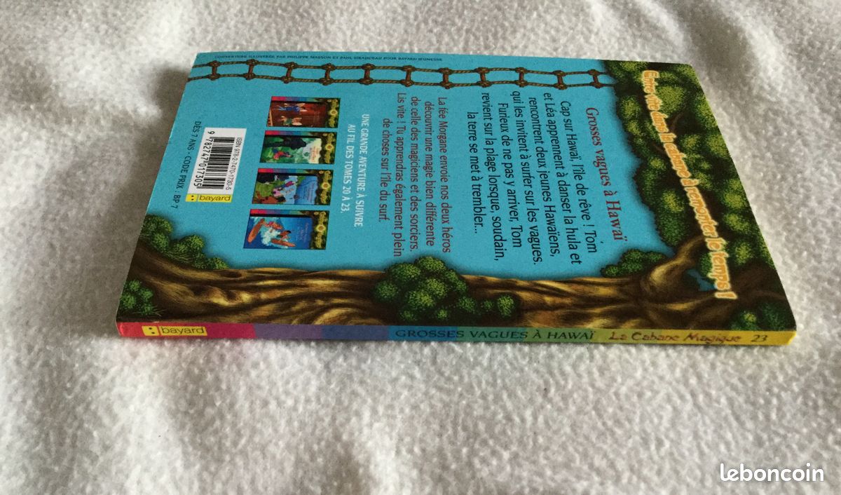 Livre La Cabane Magique Tome 23: "Grosses vagues à Hawaï " par Mary Pope Osborne (image 3)
