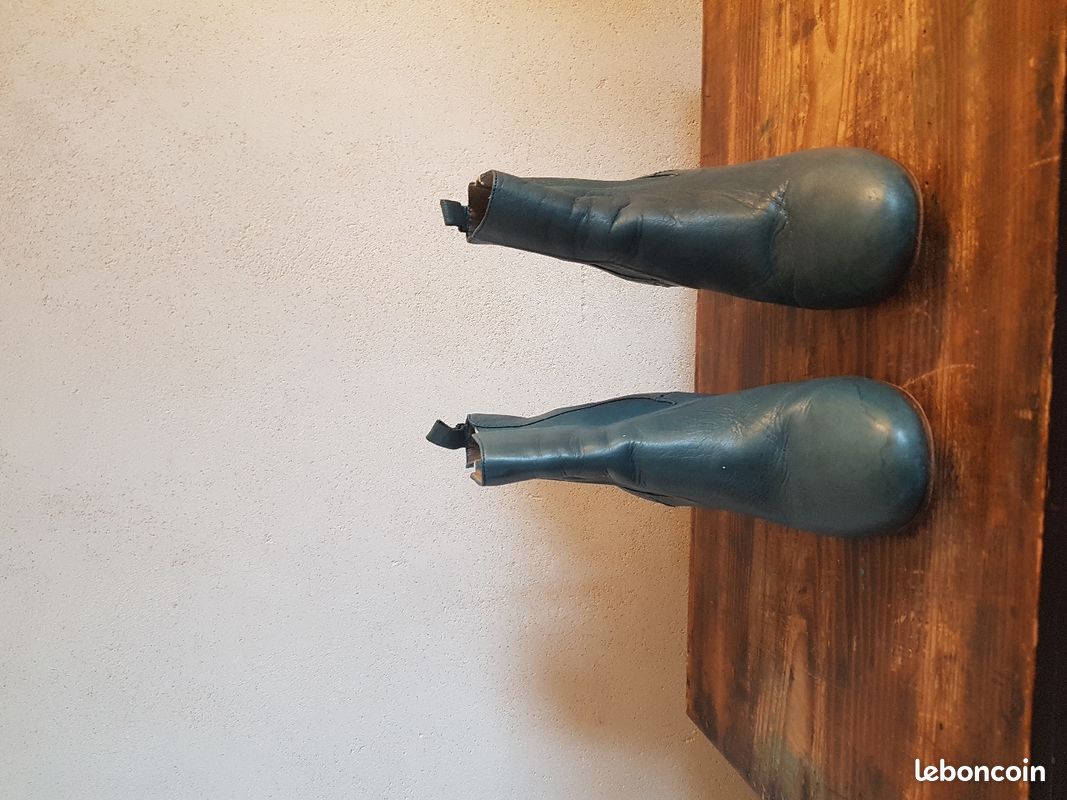 Bottines bleues Bensimon (image 2)