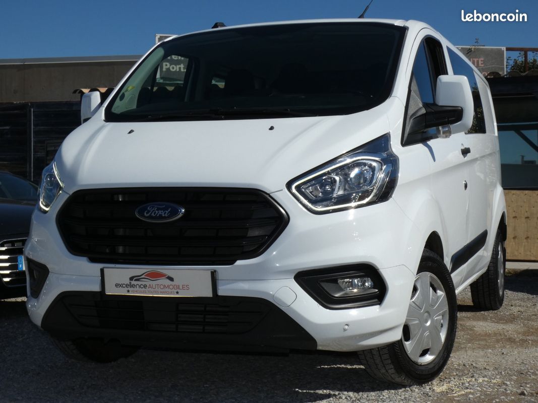 Ford transit custom cabine approfondie l2h1 2.0 ecoblue 130 trend business ( attelage ) tva recuperable (image 1)