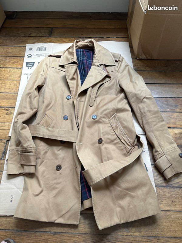 Trench Sandro Paris S beige Vêtements