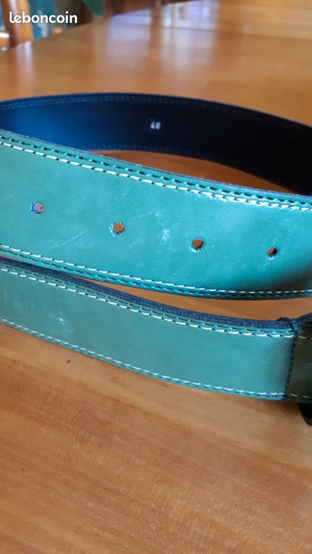 Ceinture simili cuir taille 80 (image 4)