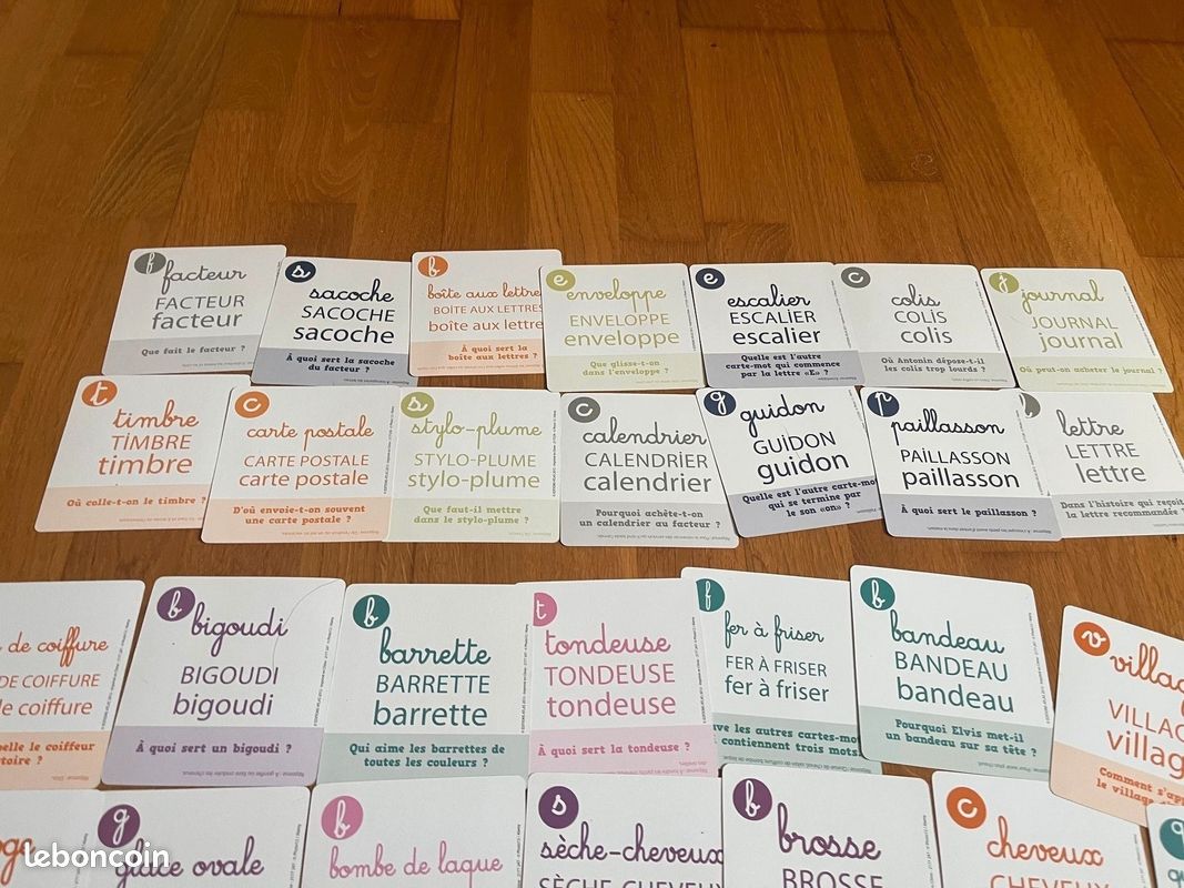 1 lot de 42 cartes-mots pour développer le vocabulaire, relatif à 3 thèmes (image 14)