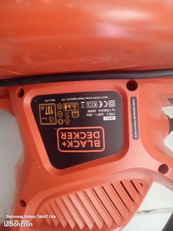 Souffleur aspirateur Black et decker (image 2)