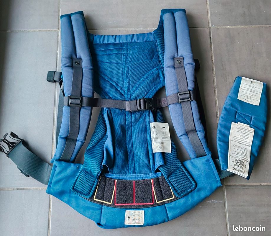 Porte bébé Ergobaby Omni 360 Cool Air Mesh Bleu (image 5)