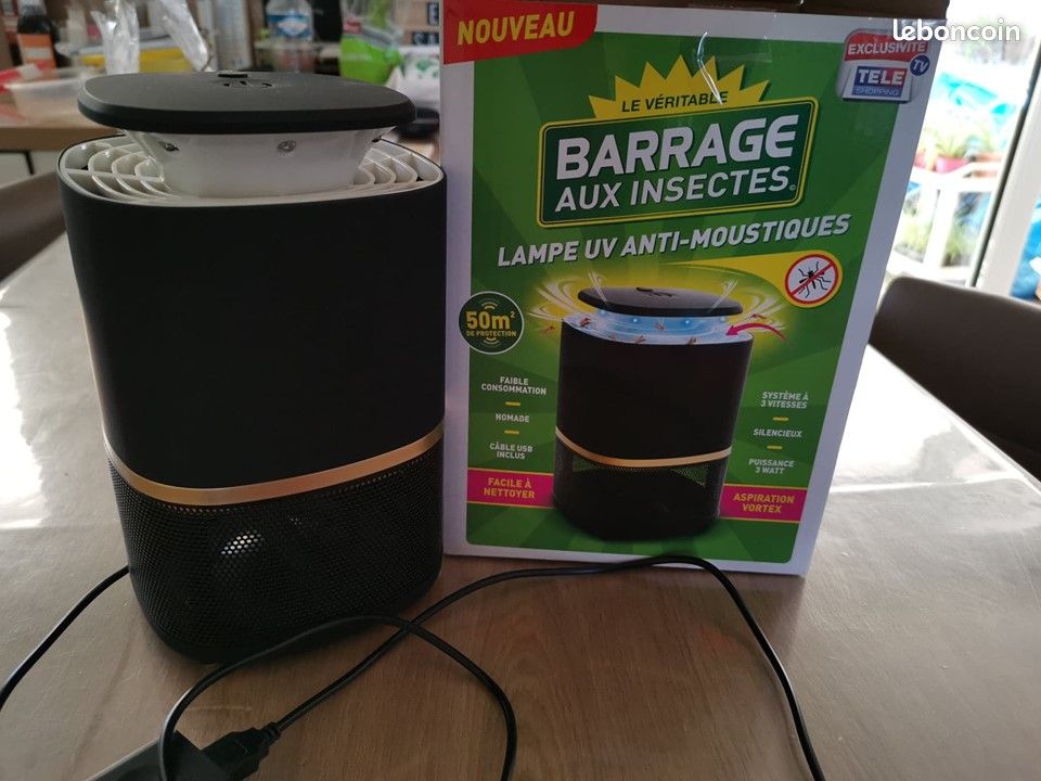 LAMPE BARRAGE AUX INSECTES - Lampe anti moustique (image 1)