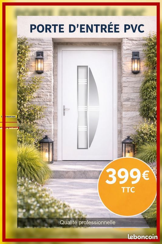 Porte d'entrée PVC (image 1)