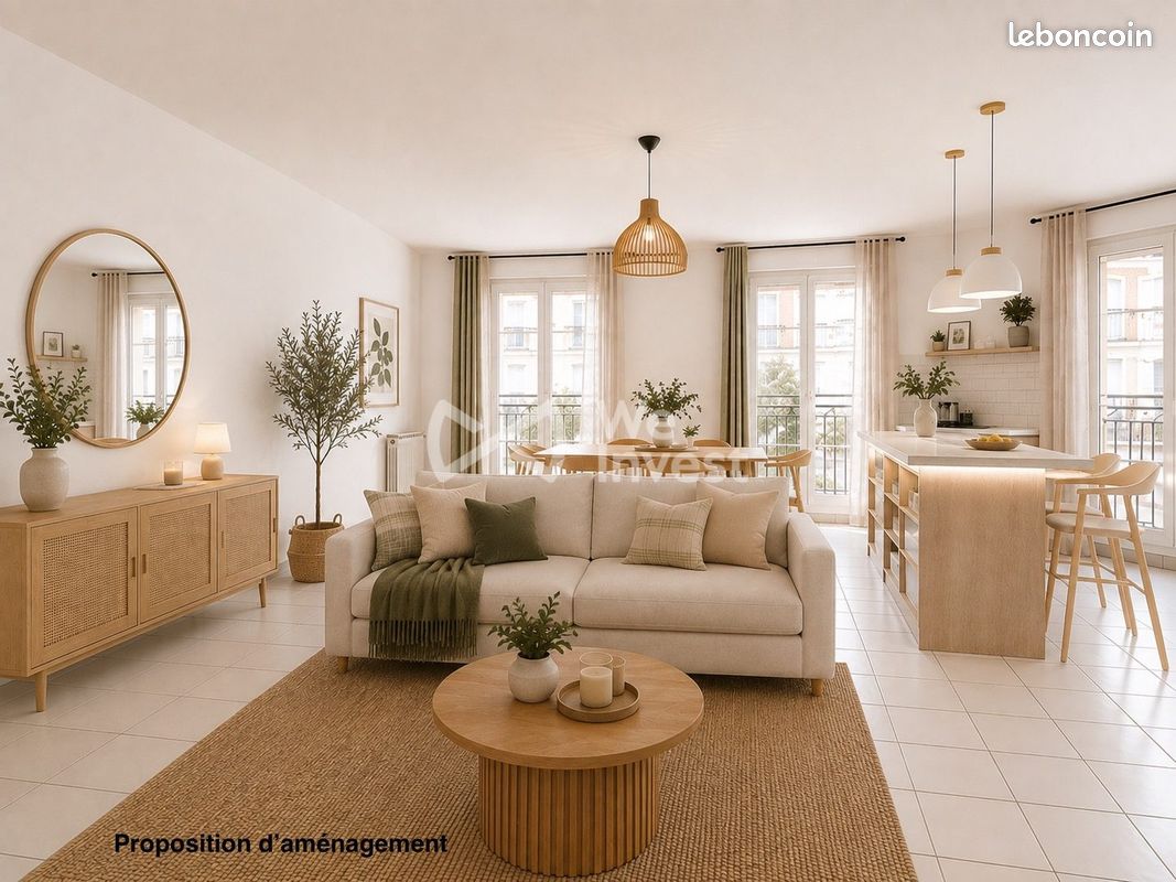 Appartement 3 pièces 76 m² · à Serris · 76 m² · 349 000 €