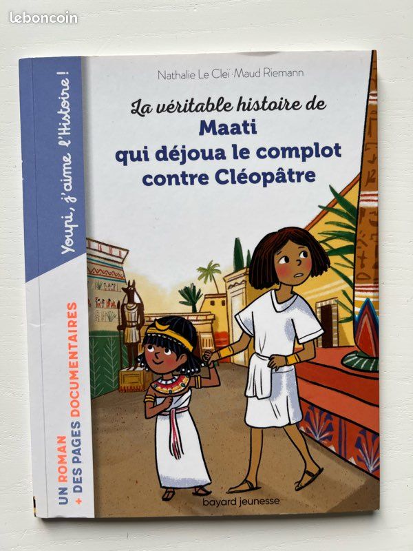 Youpi, j’aime l’histoire La véritable histoire de Léonie qui vit construire la Tour Eiffel / La véritable histoire de Maati qui déjoua le complot contre Cléopâtre (image 4)