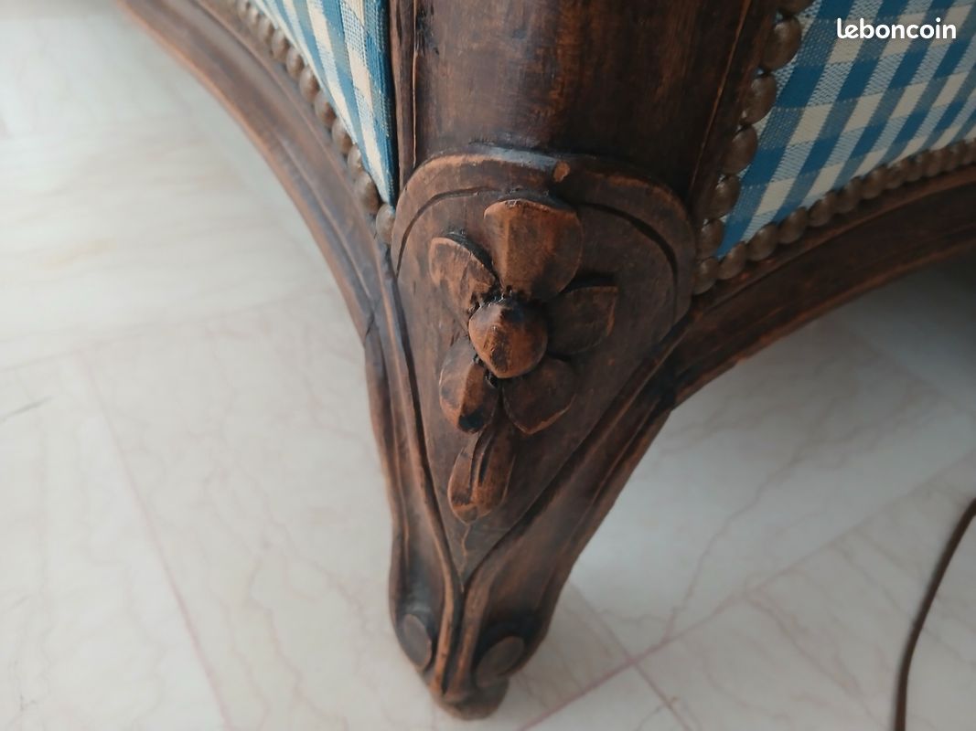 Superbe lit de repos époque louis xv (image 3)