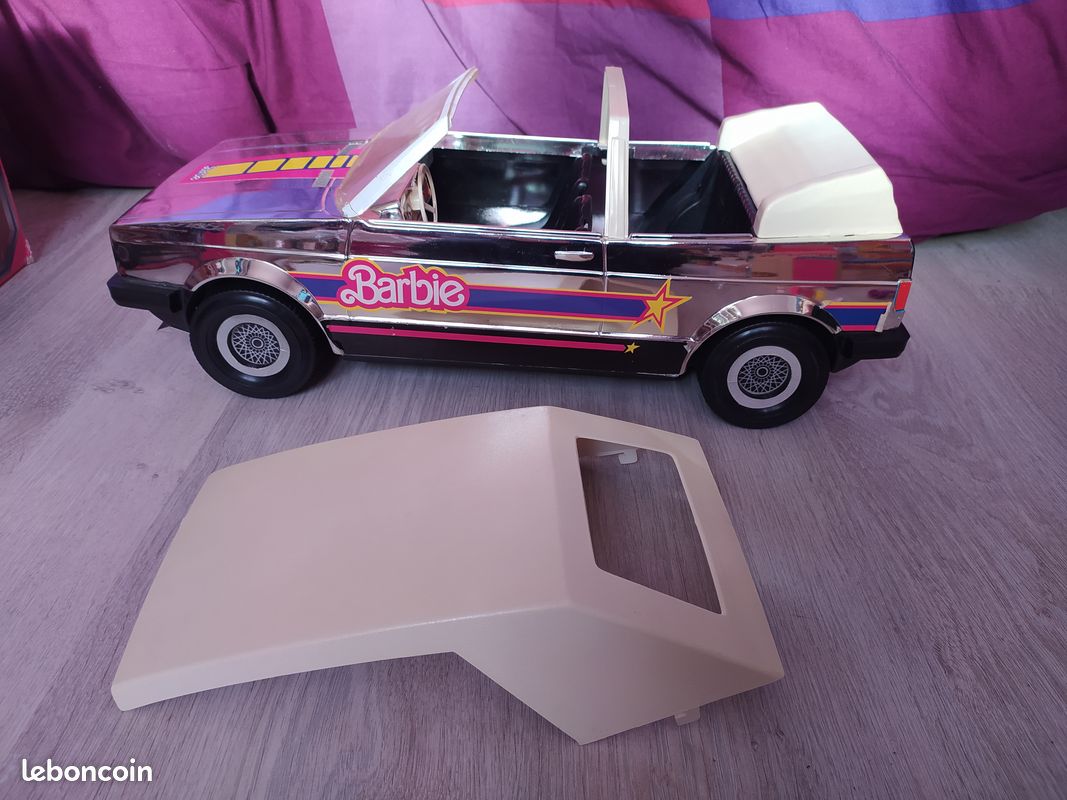 Voiture Barbies WWW Golf décapotable Vintage (image 2)