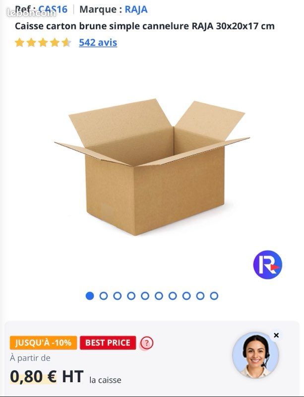 Lot cartons RAJA – 3900 cartons neufs (CAS12 + CAS16) – Prix déstockage (image 4)