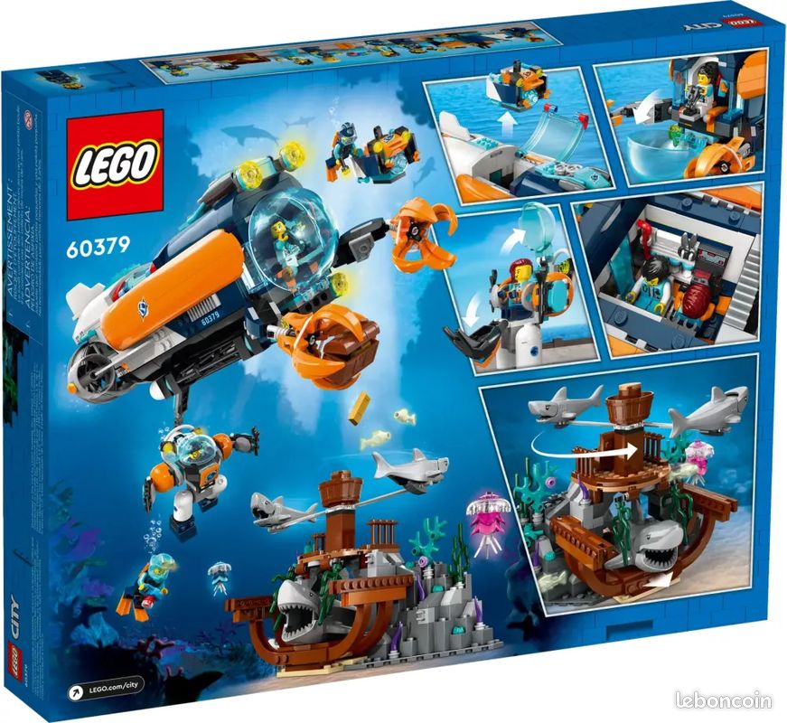 LEGO City 60379 : Le sous-marin d’exploration en eaux profondes (image 2)