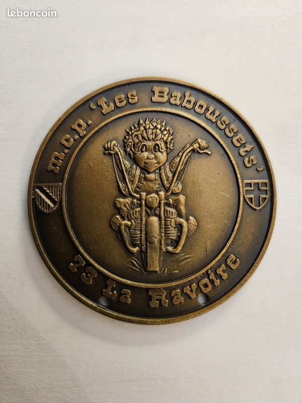 Médaille Moto-Club Du Nord De La France 1956 - Bronze Doré - Qualité SPL - Diamètre 50mm