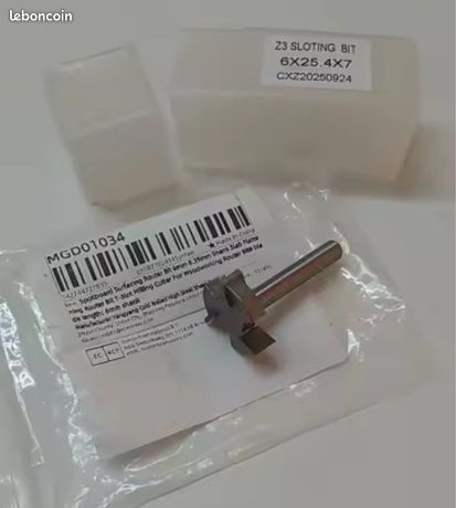 Fraise à Raboter Spoilboard 1/4" – Diamètre 25 Mm Ou 38 Mm, Carbure YG8 Pour Nivellement Et Surfaçage Bois CNC