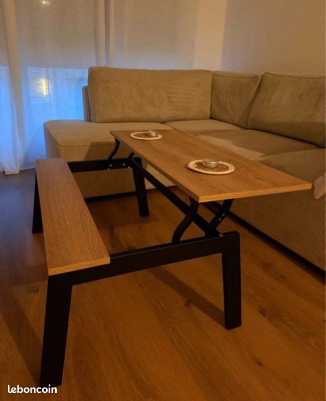 Table basse IKEA réglable (image 1)