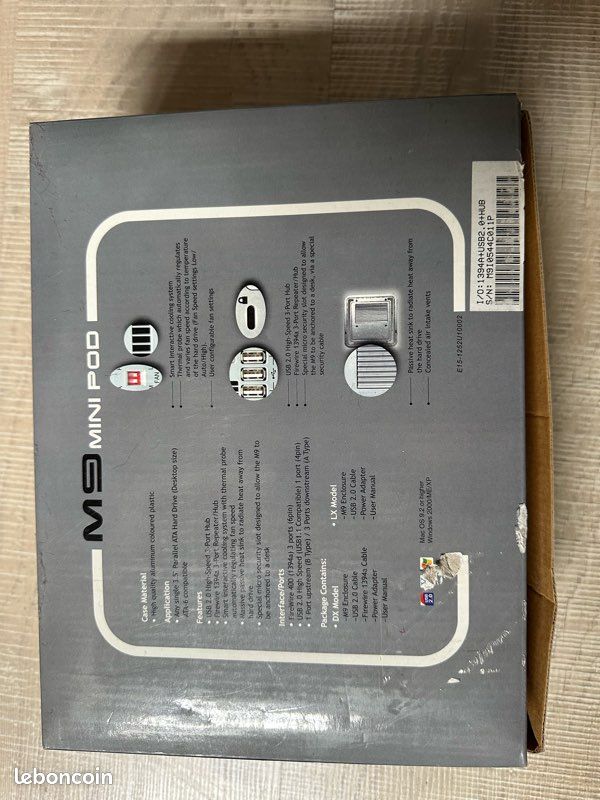 M9 mini pod - boîtier disque dur Mac Mini (image 4)