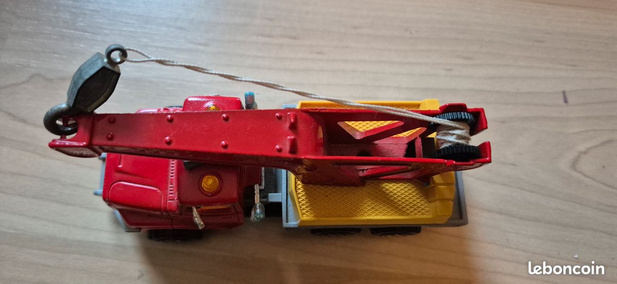 1/60 Majorette Scania Semi Remorque camion Truck trailer Benne Dump - Jeux & Jouets