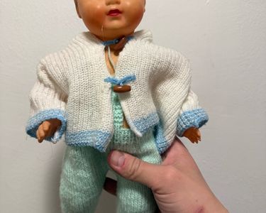 Poupée Mannequin PETITCOLLIN 43 Cm De 1958 - Tête Pivotante Polyéthylène - Occasion